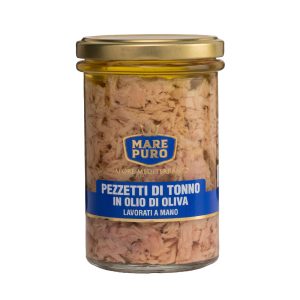 Pezzetti di tonno in olio di oliva
