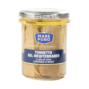 Tonnetto del Mediterraneo in olio di oliva lavorato a mano