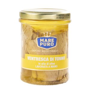 Ventresca di Tonno in olio di Oliva Lavorata a mano