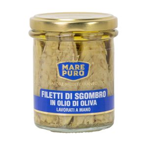 Filetti di sgombro in olio di Oliva Mare Puro